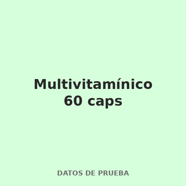 Multivitamínico 60 caps