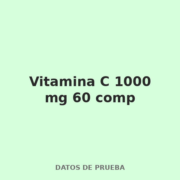 Vitamina C 1000 mg 60 comp