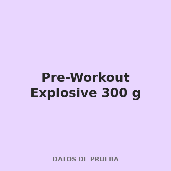 Pre-Workout Explosive 300 g