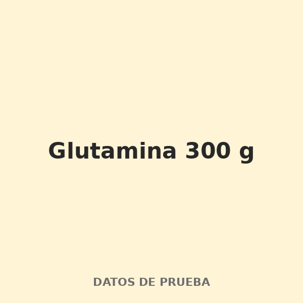 Glutamina 300 g
