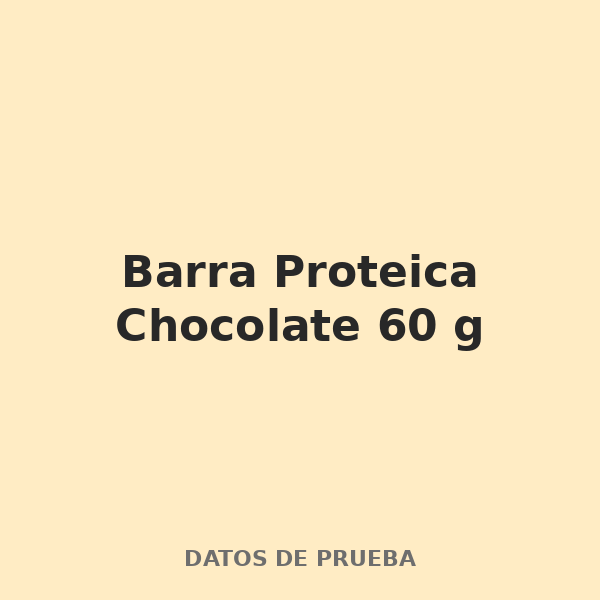 Barra Proteica Chocolate 60 g