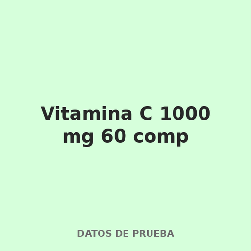 [PGM-010] Vitamina C 1000 mg 60 comp