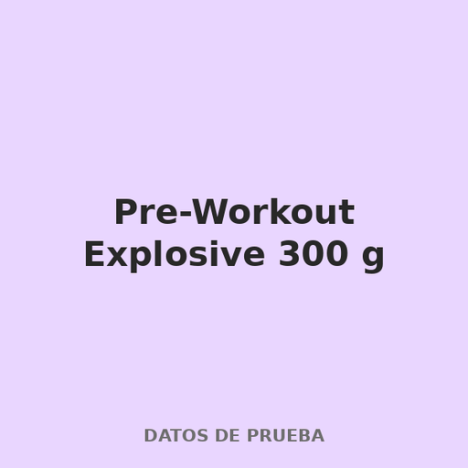 [PGM-012] Pre-Workout Explosive 300 g