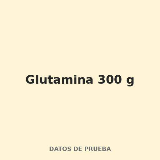 [PGM-015] Glutamina 300 g