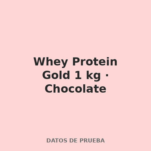 [PGM-002] Whey Protein Gold 1 kg · Chocolate
