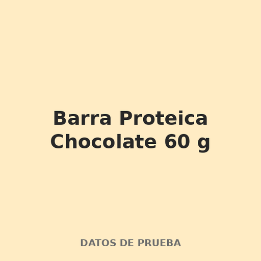 [PGM-006] Barra Proteica Chocolate 60 g